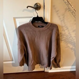 Lillusory Brown Sweater Size Large